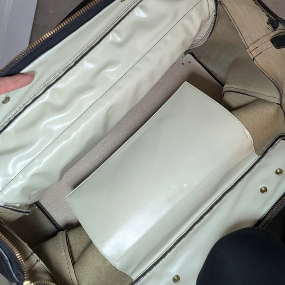 Vintage Made in Canada Leather Doctor Style Bag Briefcase 1950s 1960s - Picture 6 of 16